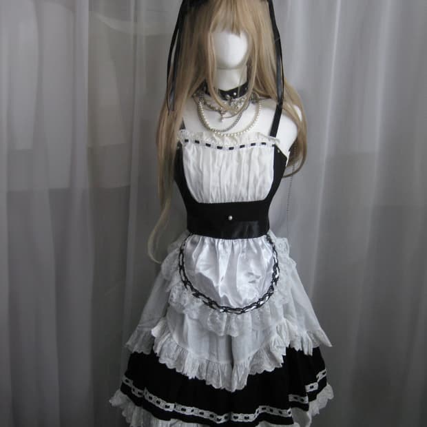 Vintage maid dress 메이드 원피스