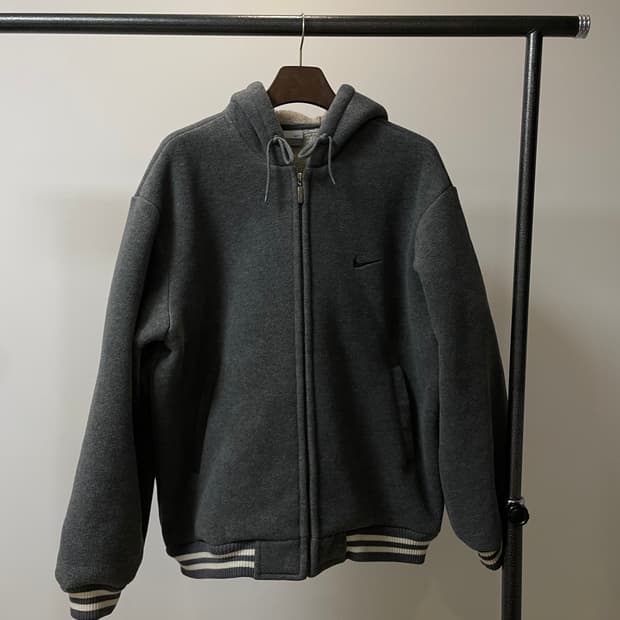 (XL) 나이키 02 스우시 베스킷볼 쉐르파 후리스 후드 자켓