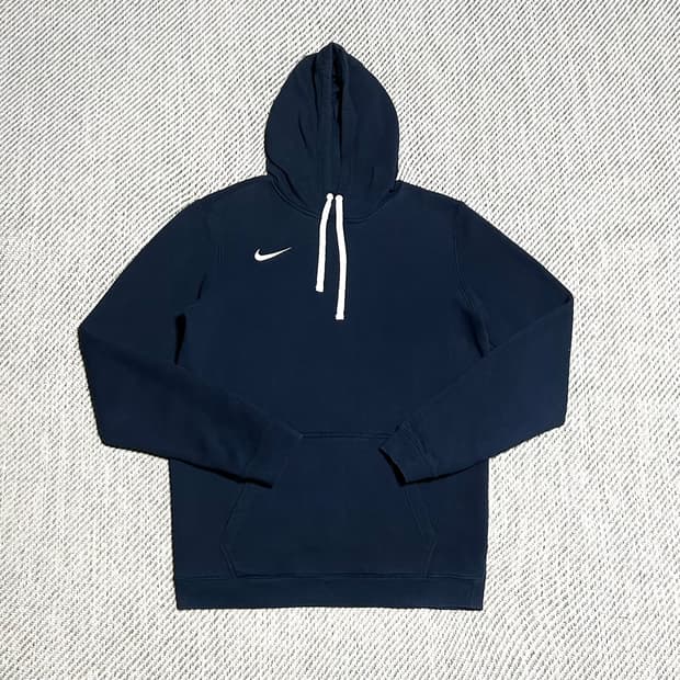 [M] Nike 나이키 네이비 스우시 베이직 후드티