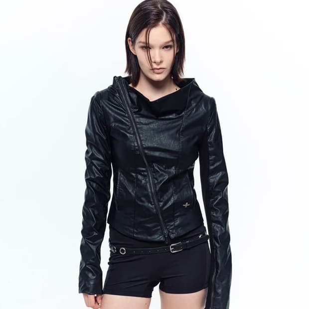 2000아카이브스 KAEL DRAPED JACKET(BLACK)
