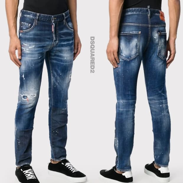 디스퀘어드2 정품 데님 스케이터 진 46 (30)