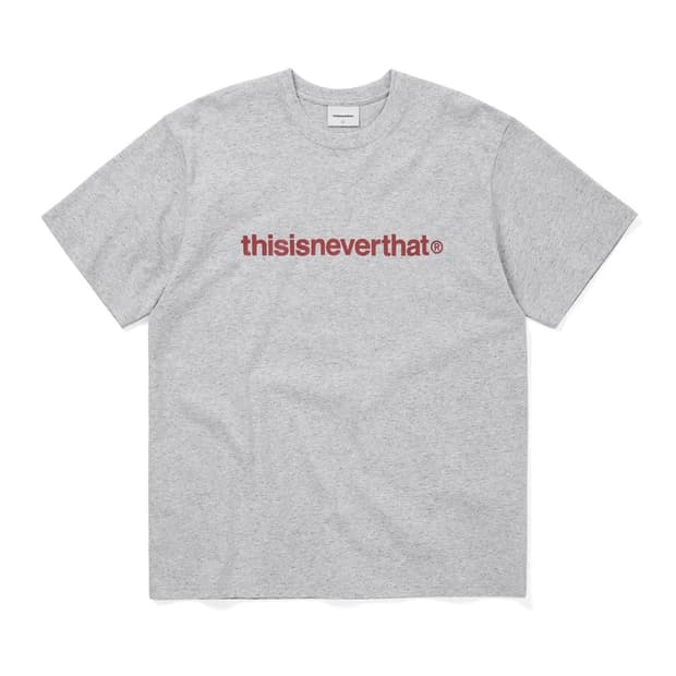 M) 디스이즈네버댓 T-Logo Tee Heather Grey