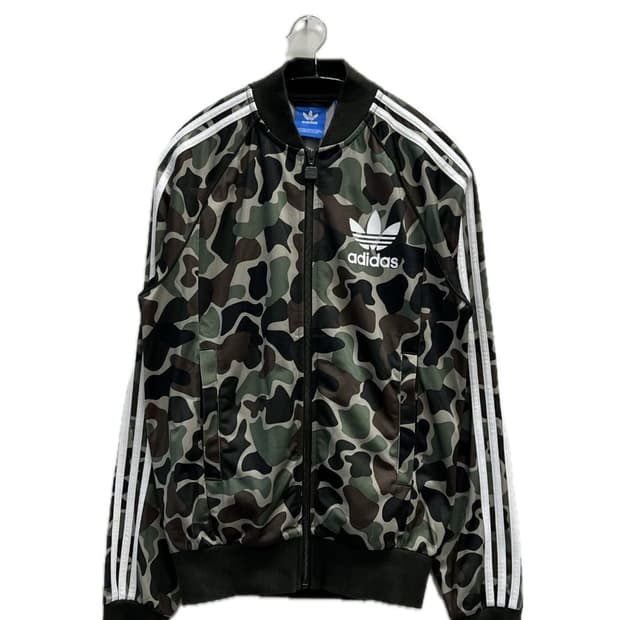 (95) 아디다스 카모패턴 슈퍼스타 트랙탑 져지