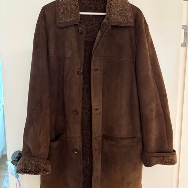 빈티지 스웨이드 무스탕