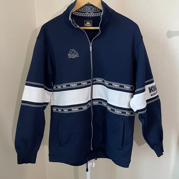 카파 네이비 트랙 집업 져지