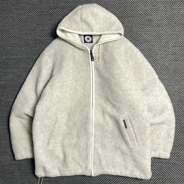 컨버스 척테일러 빅로고 쉐르파 플리스 후드 점퍼o 5391