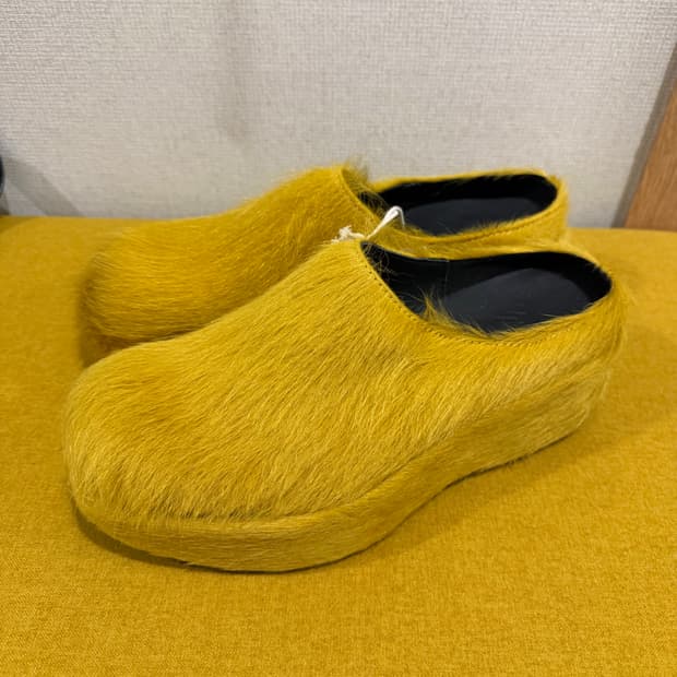 자라A/W  퍼 클로그 슈즈