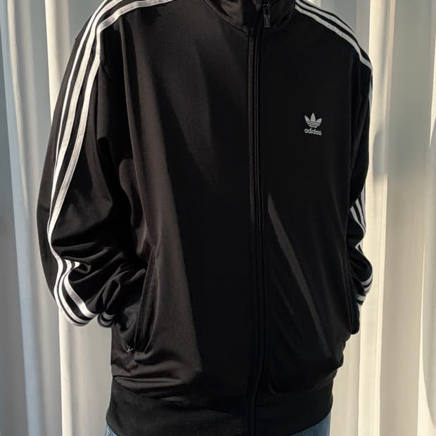 [L]아디다스 파이어버드 블랙 트랙탑 져지