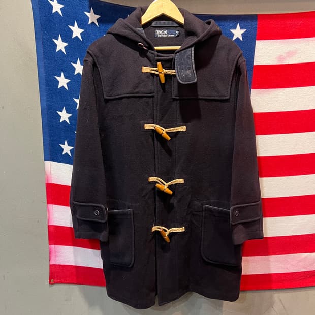 폴로 랄프로렌 네이비 떡볶이 코트