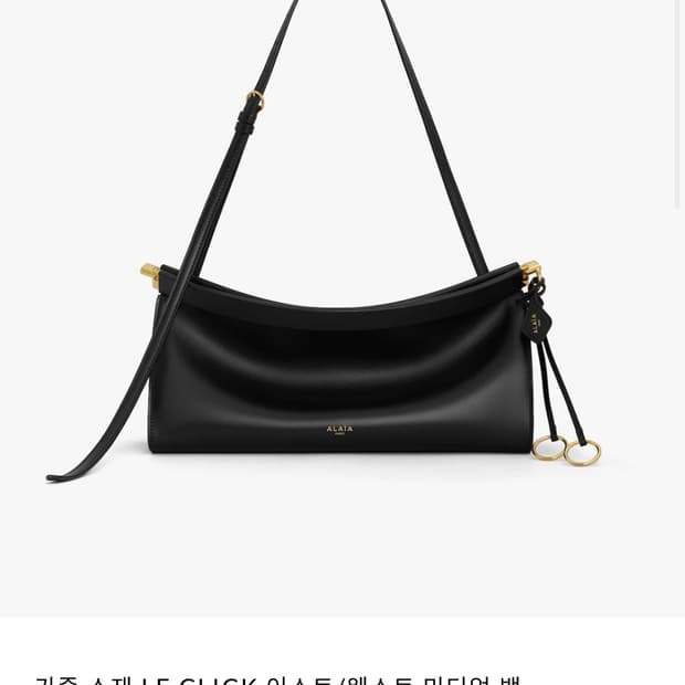 알라이아 이스트웨스트 미디엄 숄더백