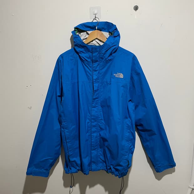 노스페이스 바람막이 블루