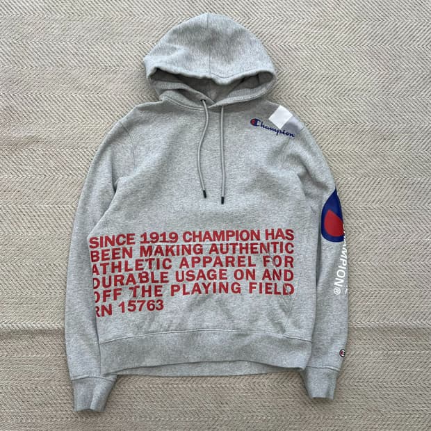 챔피언 레터링 후드티 r4252
