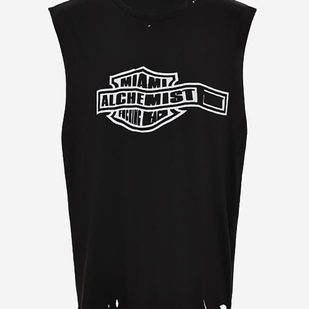 알케미스트 마이애미 나시 민소매 티셔츠 스컬프 스토어