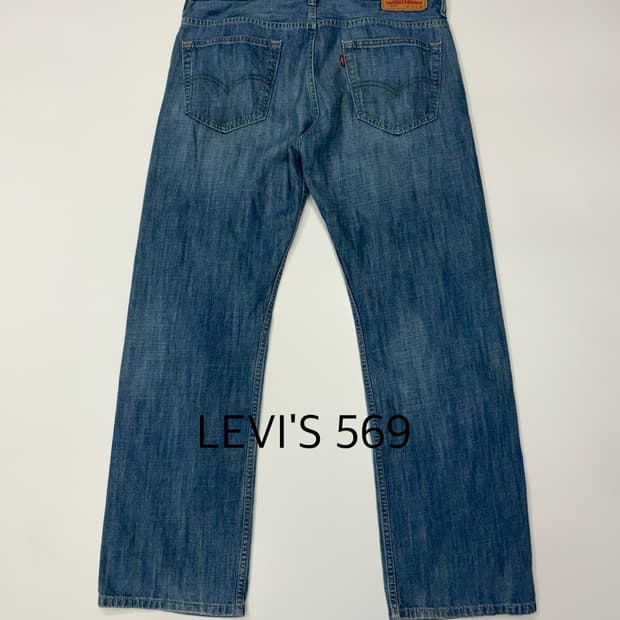 (32) Levis 리바이스 569 스트레이트 중청 데님 팬