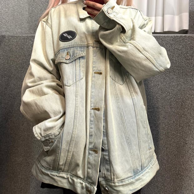 WE11DONE washing denim jacket