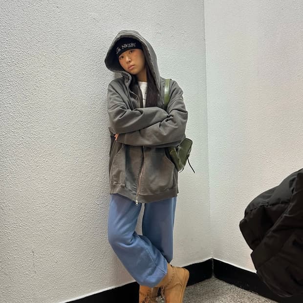 유니섹스 닉앤니콜 블랙 비니