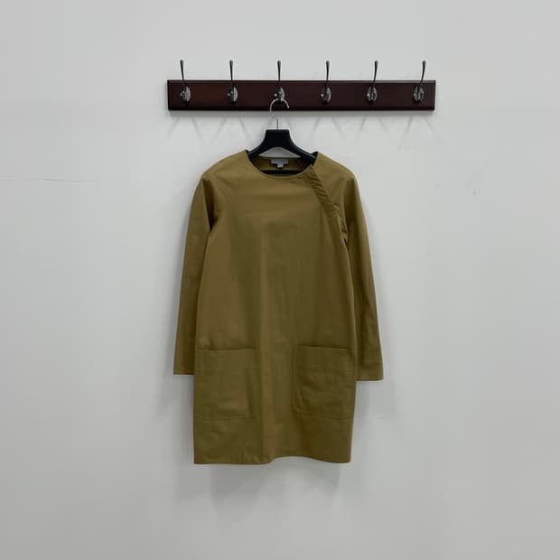 코스 코튼 미디 원피스