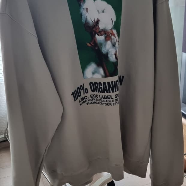 Lmc 회색 긴팔 티셔츠