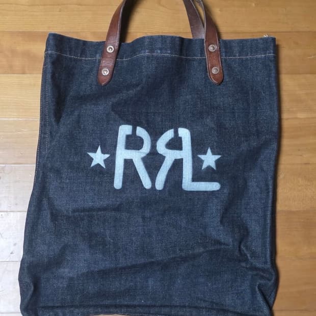 RRL 데님 토트백