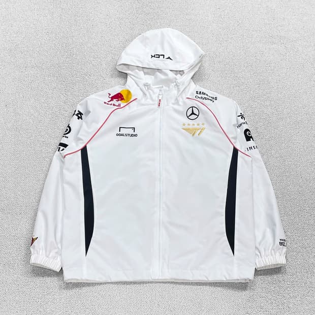 골스튜디오 T1 챔피언 우승 기념 월즈 유니폼 자켓 화이트