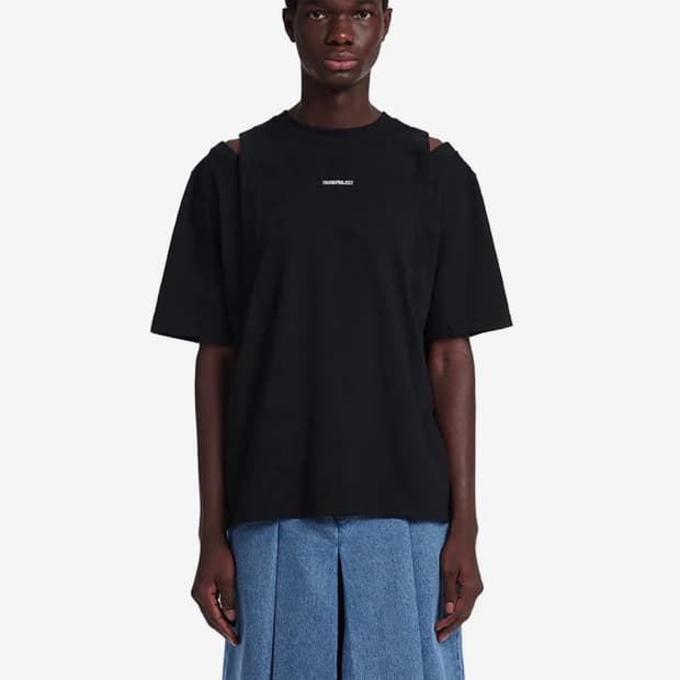 [삽니다]트렁크 프로젝트 Layered T-Shirt_Black L사이즈