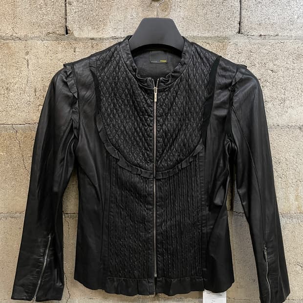 펜디 레더 자켓 