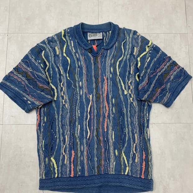 Coogi 케이블 반팔 니트 #156