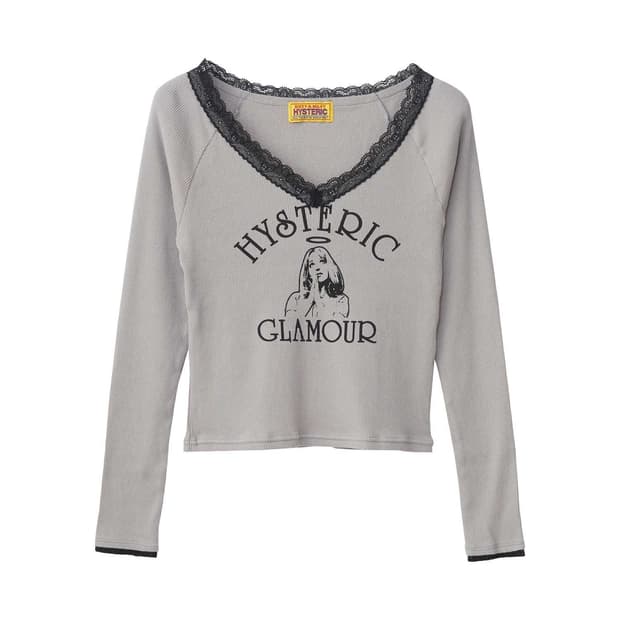 [품절제품/미개봉새상품] 히스테릭글래머 엔젤 롱슬리브  티셔츠