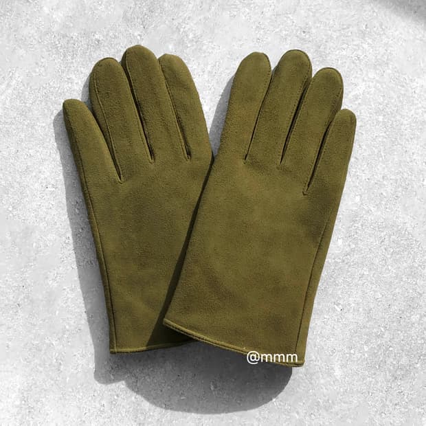 [Unisex] 스웨이드 가죽 장갑 스마트터치