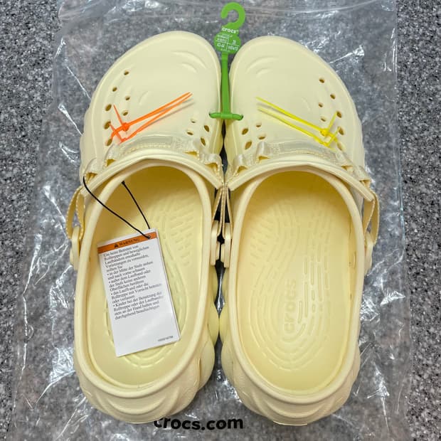 크록스 에코 클로그 버터크림 컬러 280 사이즈