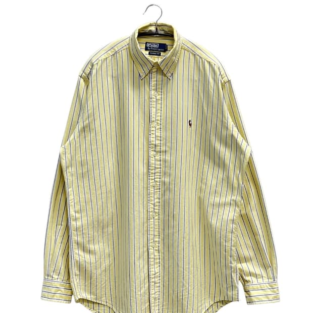 (M) 폴로 랄프로렌 클래식핏 옥스포드 스트라이프 솔리드 셔츠