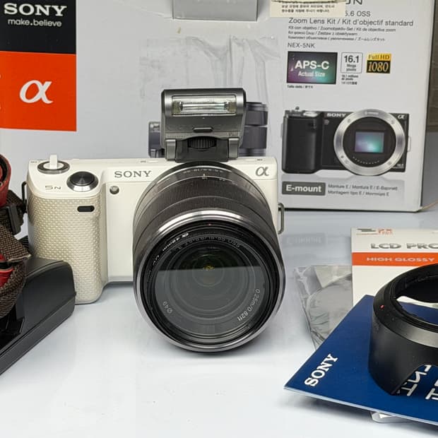 소니 NEX-5N 미러리스 카메라 세트
