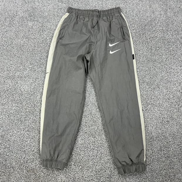 나이키 더블스우시 우븐 트랙 팬츠 그레이 