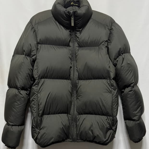 S 유니클로 르메르 패딩 올리브