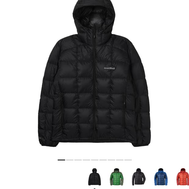 몽벨 슈페리어 다운 파카 블랙m