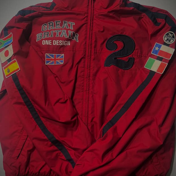 Polo flag design custom jaket 폴로 성조기 맛