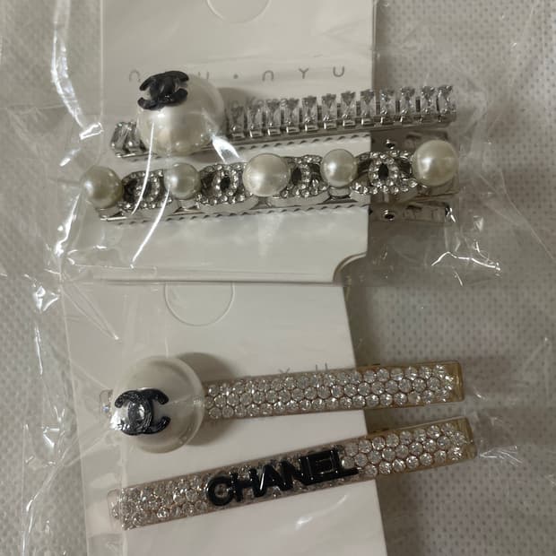 샤넬 옆집게핀(4개)