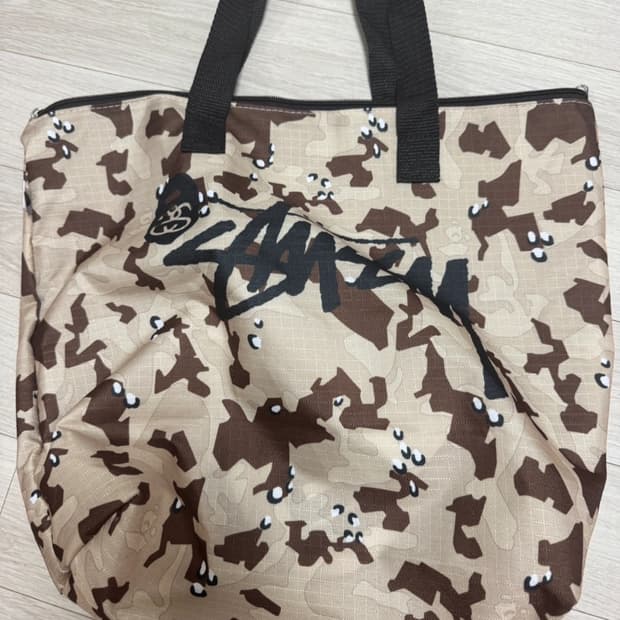 베이프 스투시 잡지 부록 카모 토트백