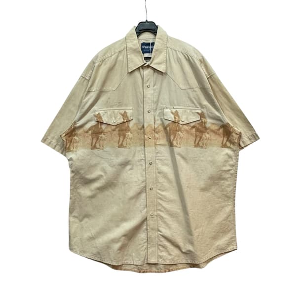Wrangler Horse Print Western Shirt