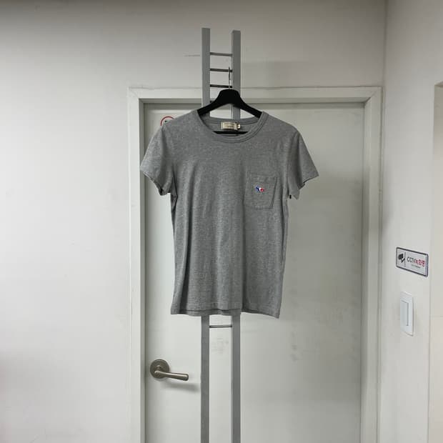 메종키츠네 반팔 티셔츠 그레이 M(W)