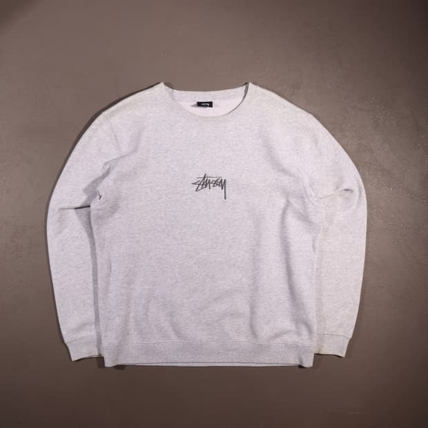 스투시 자수로고 스웻셔츠 