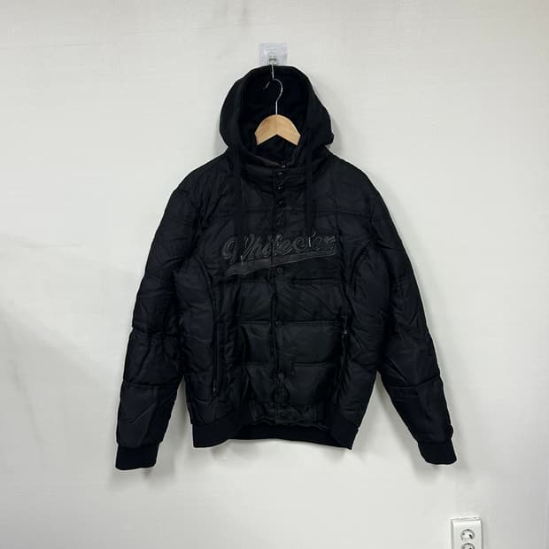 화이트스타 블랙 화이트 패딩점퍼2XL