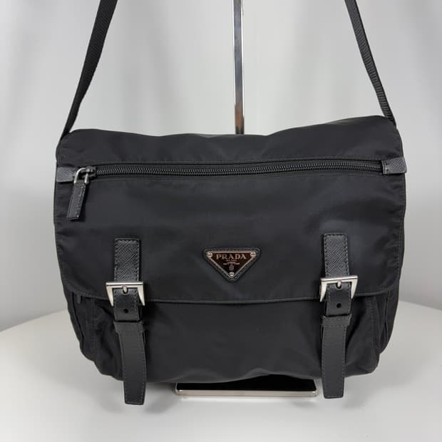 프라다 나일론 사피아노 메신저백 크로스백