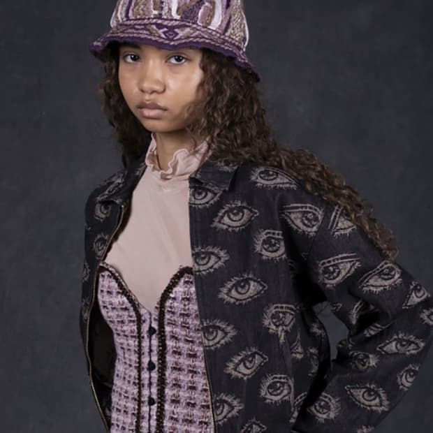 캐피탈 (w)스피크이지 데님 드리즐러 자켓 블랙