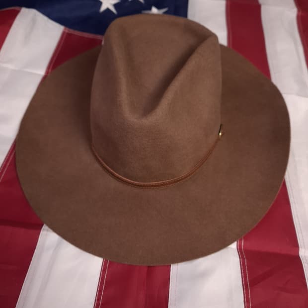 새제품급 오리지날 미국제조 울 페도라