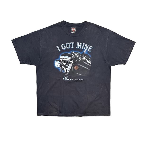 할리데이비슨 2002 프린팅 티셔츠 made in usa