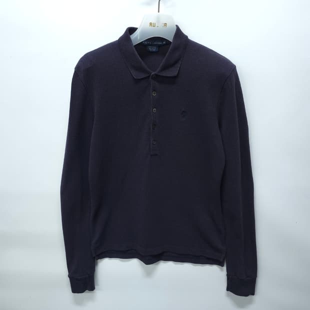 폴로 랄프로렌 여성 긴팔 폴로 셔츠 M 네이비