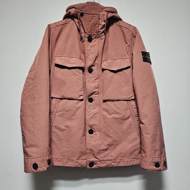 스톤아일랜드 양털 내피 다비드 TC 패딩 자켓