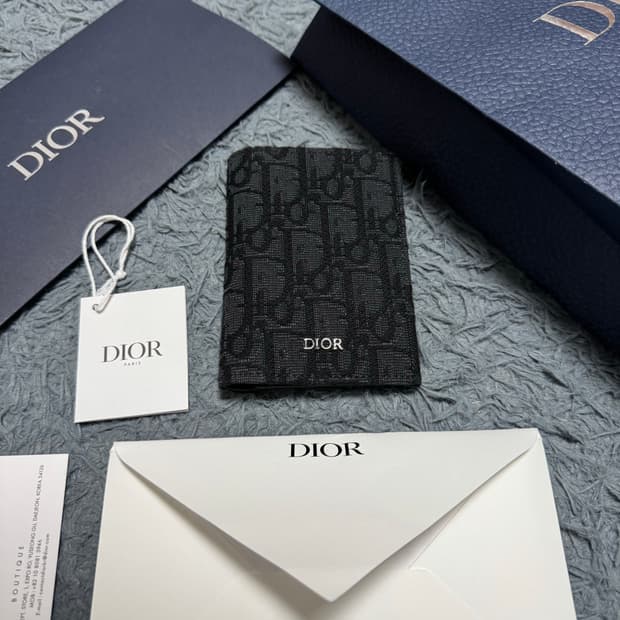 디올 오블리크 오거나이저 블랙 새상품급