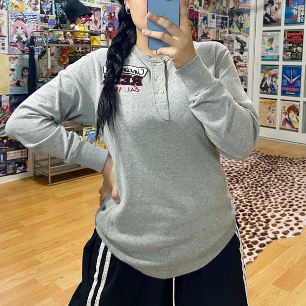 00'S MLB X 유니클로 재팬 신시내티 헨리넥 롱슬리브